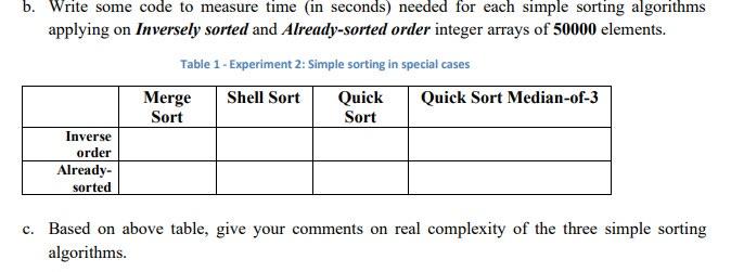 b-write-some-code-to-measure-time-in-seconds-needed-chegg