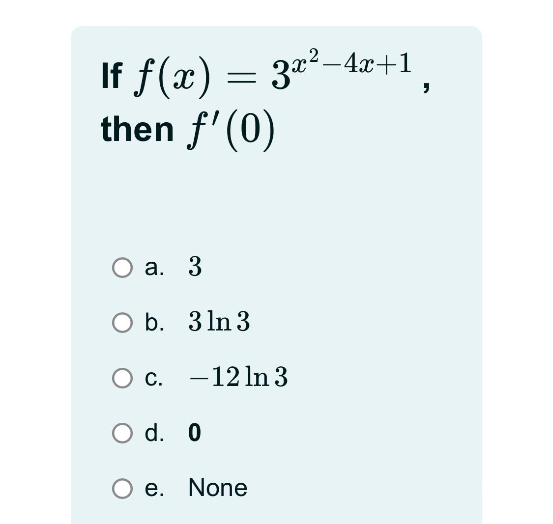 Solved If F X 3x2 4x 1 ﻿then