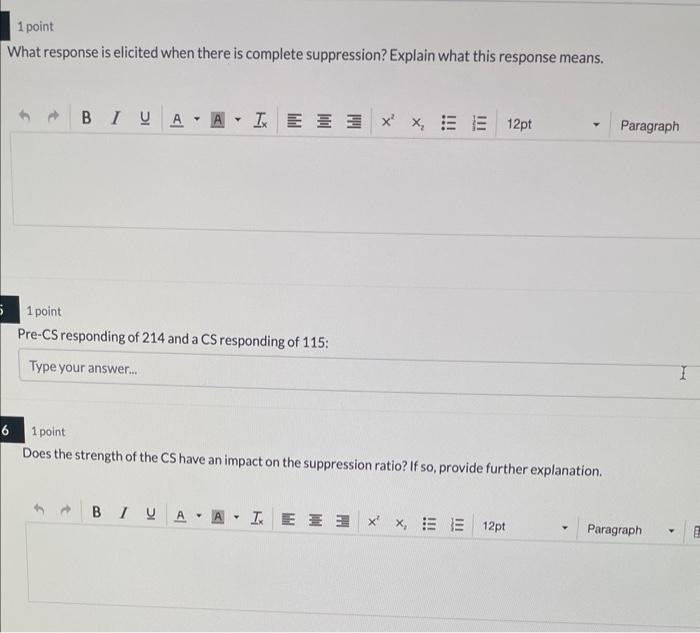 Solved What response is elicited when there is complete | Chegg.com