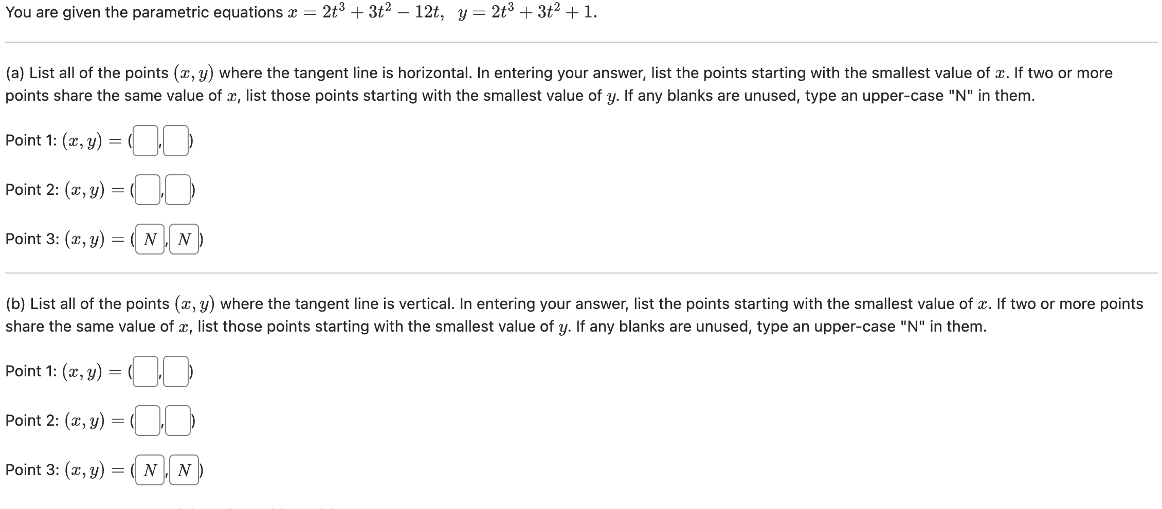 Solved You are given the parametric equations | Chegg.com