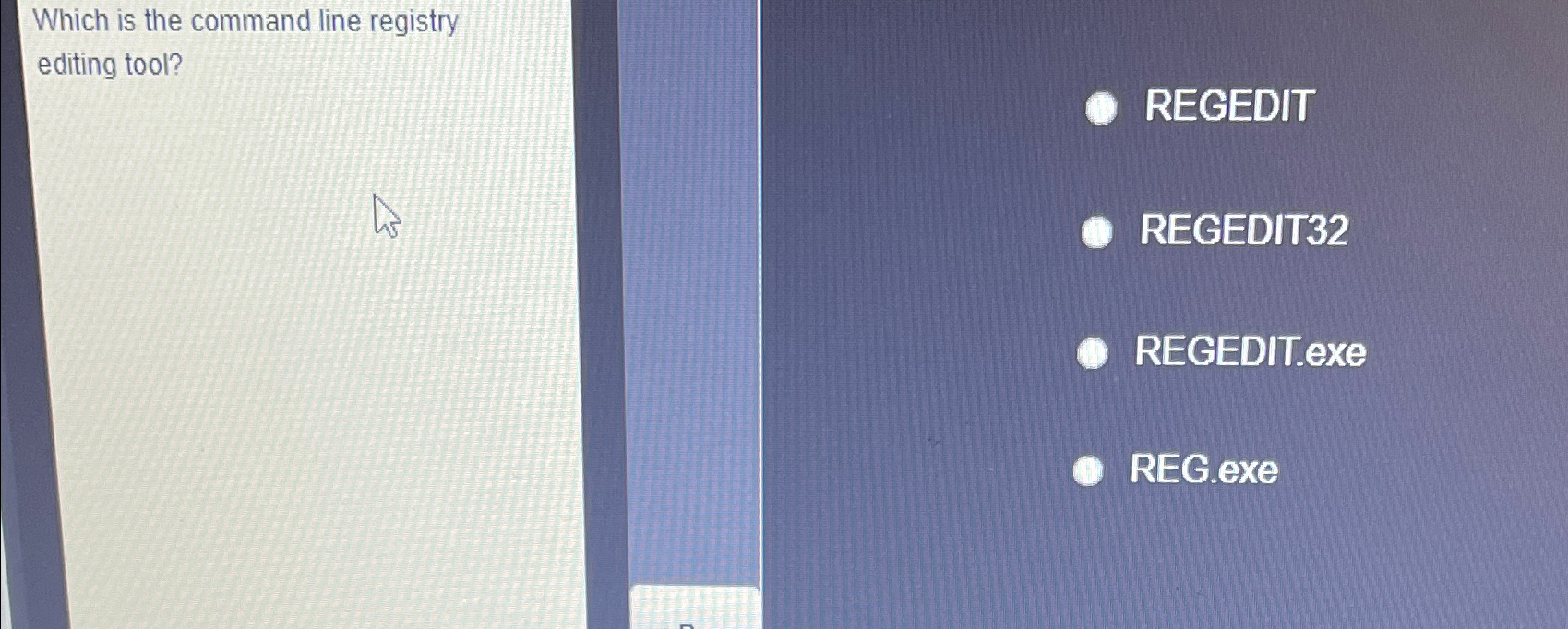 Solved Which is the command line registry editing