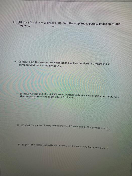 Solved can i get some help with these problems so i can | Chegg.com