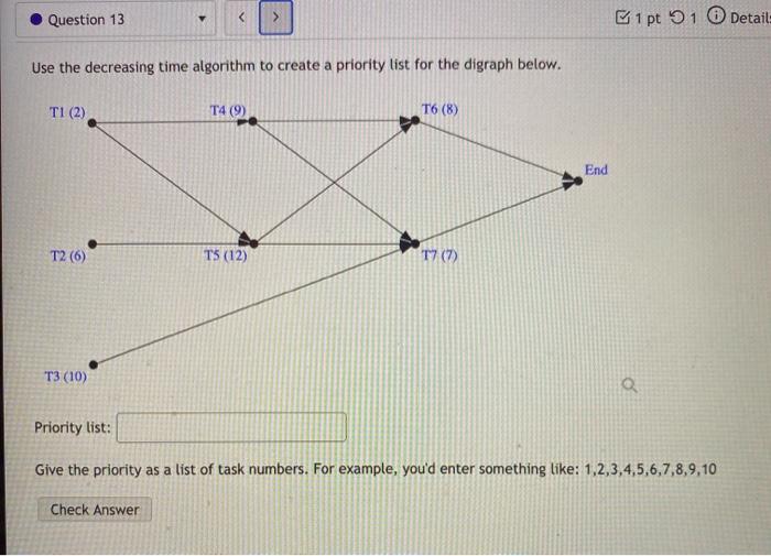 Solved 1 pt 91 Detail Use the decreasing | Chegg.com