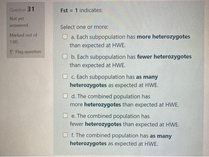 Solved Question 27 Can a population with no genetic | Chegg.com