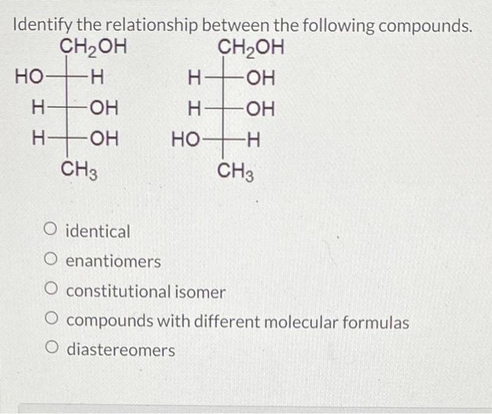 [Solved]: Identify the relationship between the following c