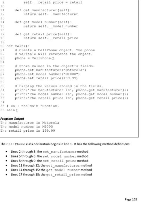 Solved Chapter 14 Object-Oriented Programming Python is a | Chegg.com