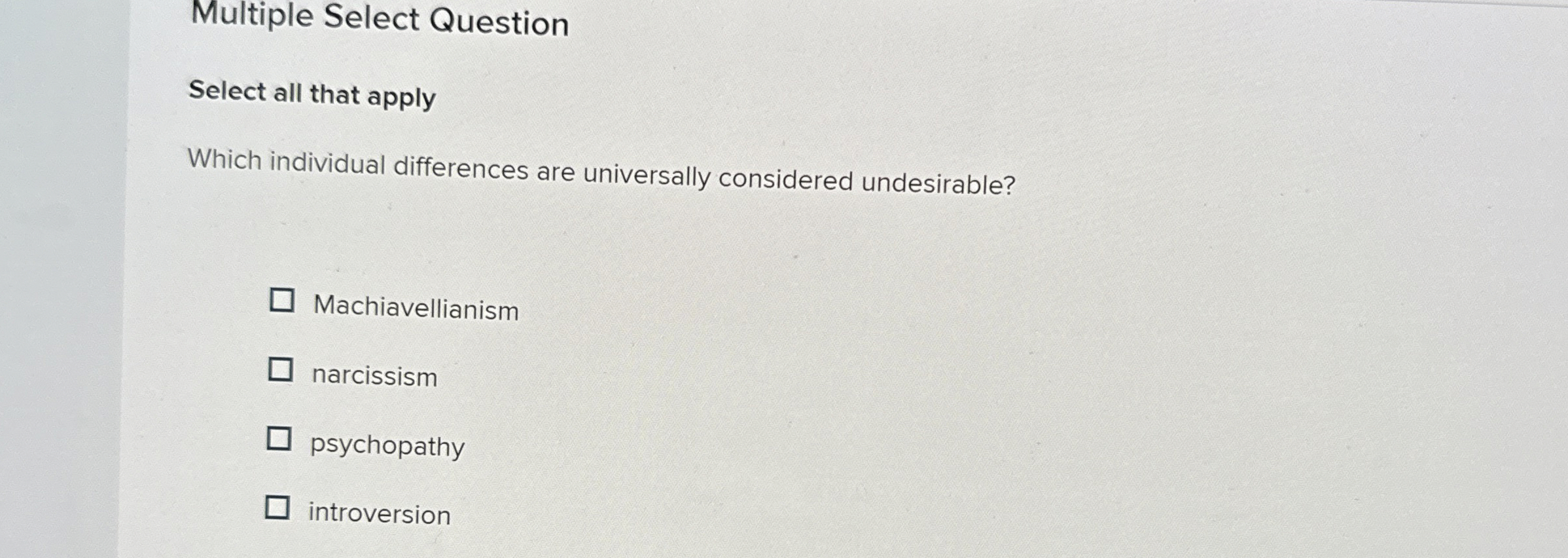 Solved Multiple Select QuestionSelect all that applyWhich | Chegg.com