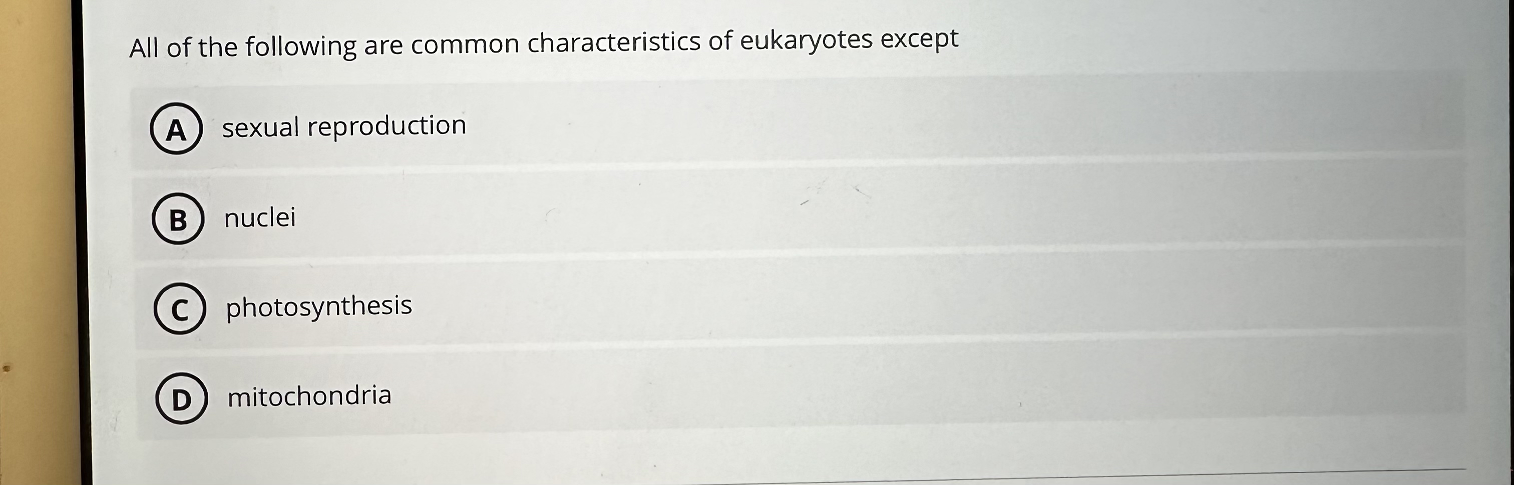 Solved All of the following are common characteristics of | Chegg.com