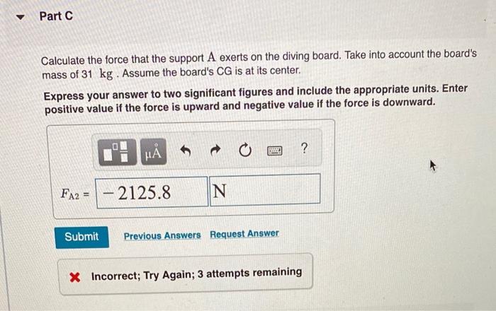 Solved Calculate The Forces That The Supports A And B Exert | Chegg.com