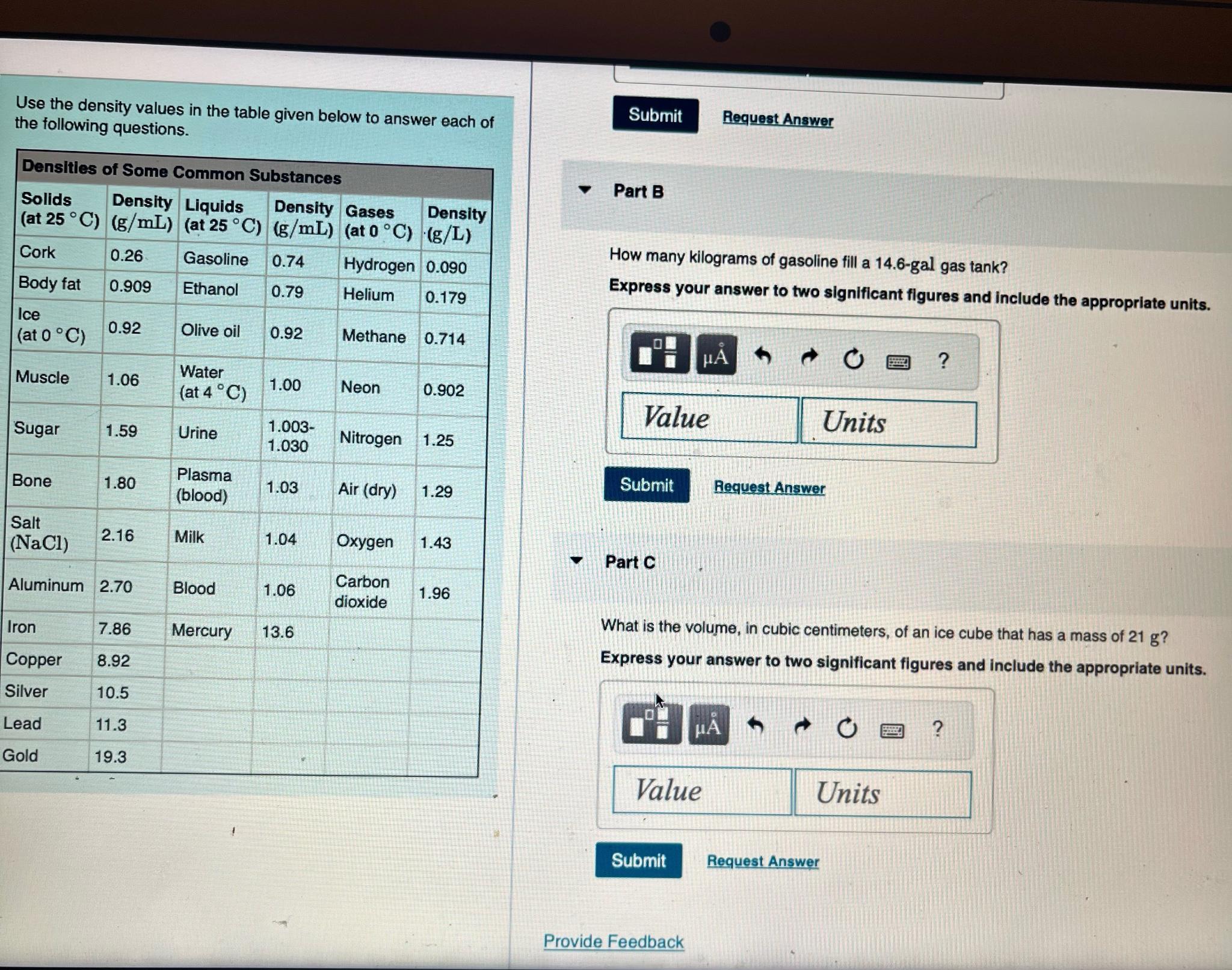 Solved Answer Part, B And Part C | Chegg.com