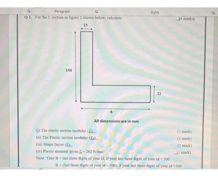 Solved Q2. For the L section in figure 2 shown below, | Chegg.com