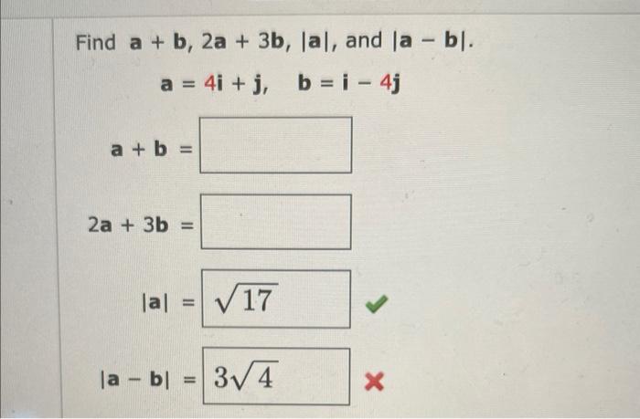 Solved Find A Vector A With Representation Given By The | Chegg.com