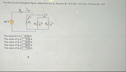 Solved For the circuit in the given figure, determine h ﻿to | Chegg.com
