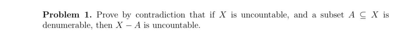 Solved Problem 1. ﻿Prove by contradiction that if x ﻿is | Chegg.com