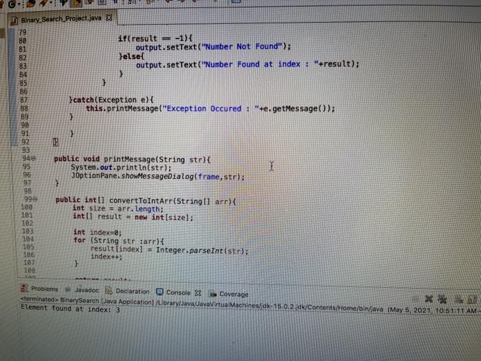 Solved Please fix the program for why it wont print out the | Chegg.com