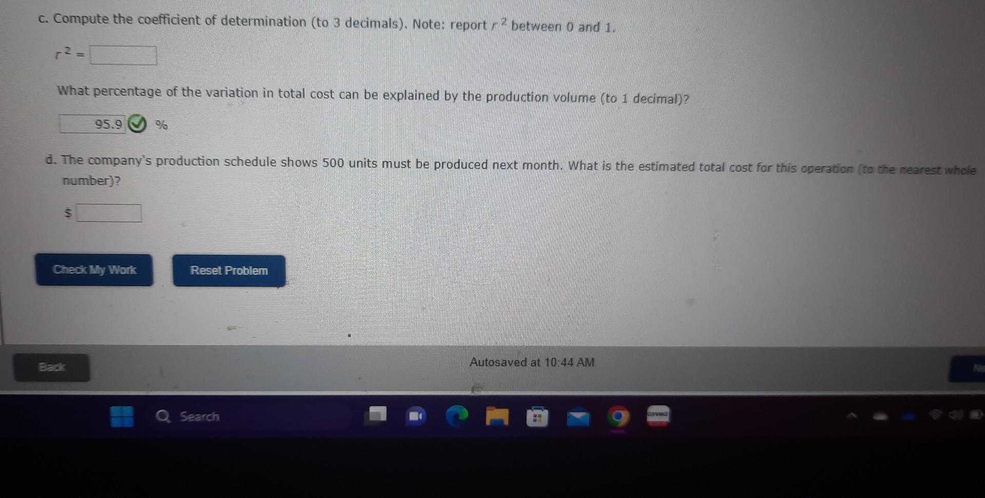 Solved An important application of regression analysis in | Chegg.com