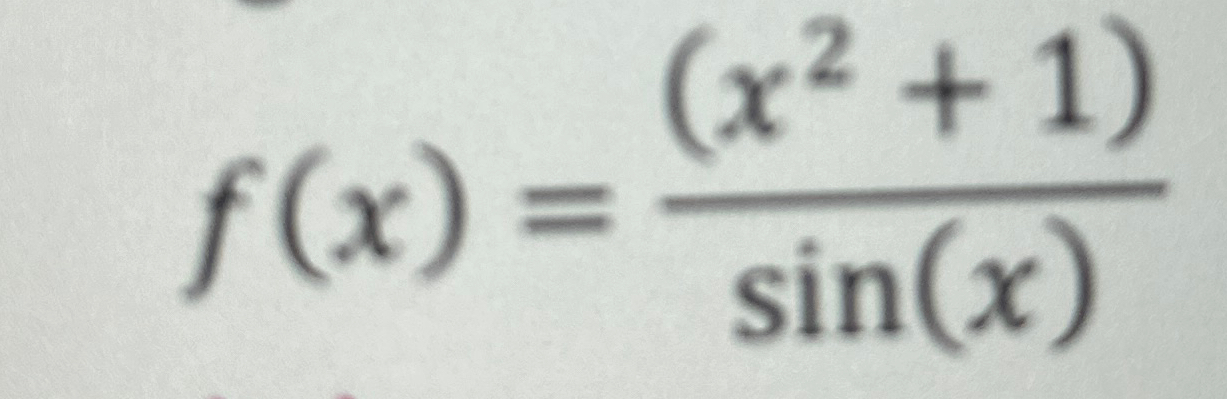 Solved find derivative using quotient rule | Chegg.com