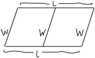Solved (a) write the width W as a function of L. (b) write | Chegg.com