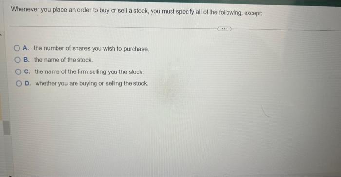 Can you sell stocks whenever sales you want