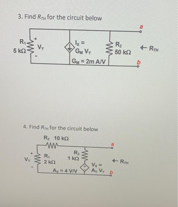 Solved 1. Do example together. Find RTH. 2. Do example | Chegg.com