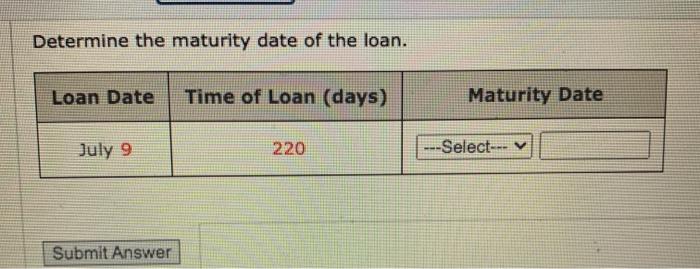 solved-determine-the-maturity-date-of-the-loan-loan-date-chegg