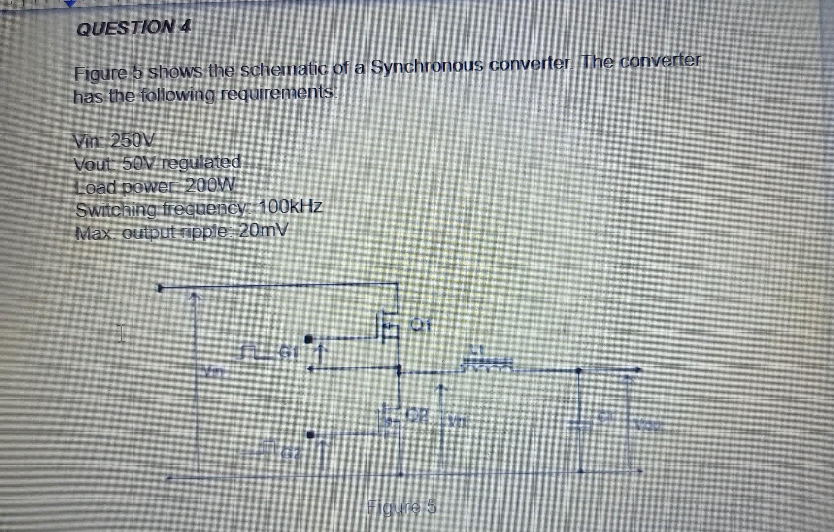Solved Figure 5 shows the schematic of a Synchronous | Chegg.com