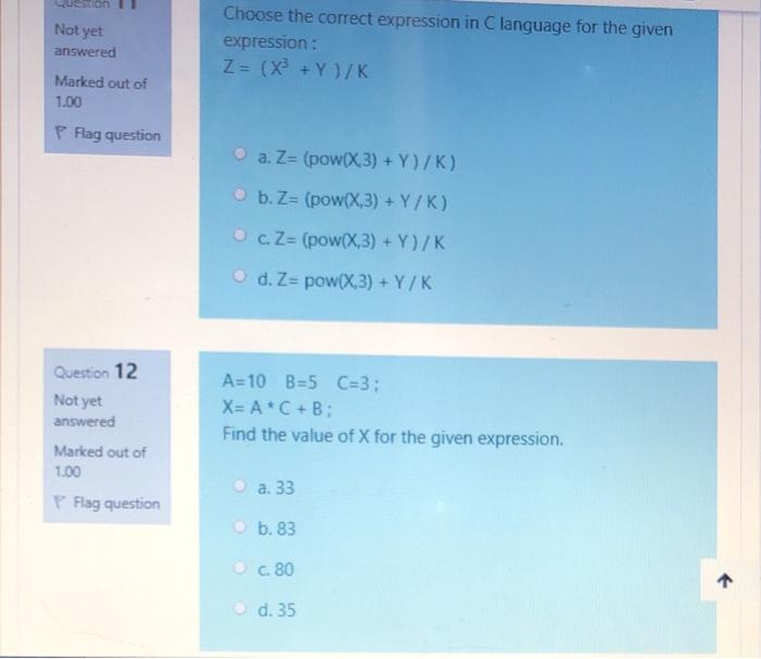 Solved Question 9 Not Yet Answered Which Is The Correct S Chegg Com