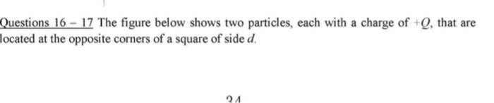 Solved Questions 16 - 17 The figure below shows two | Chegg.com