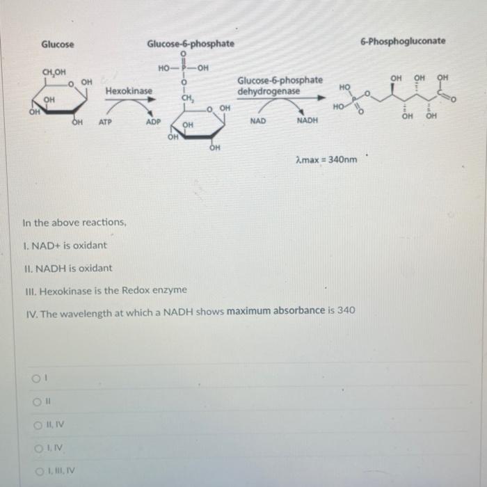 Solved Glucose Glucose-6-phosphate 6-Phosphogluconate O HO | Chegg.com