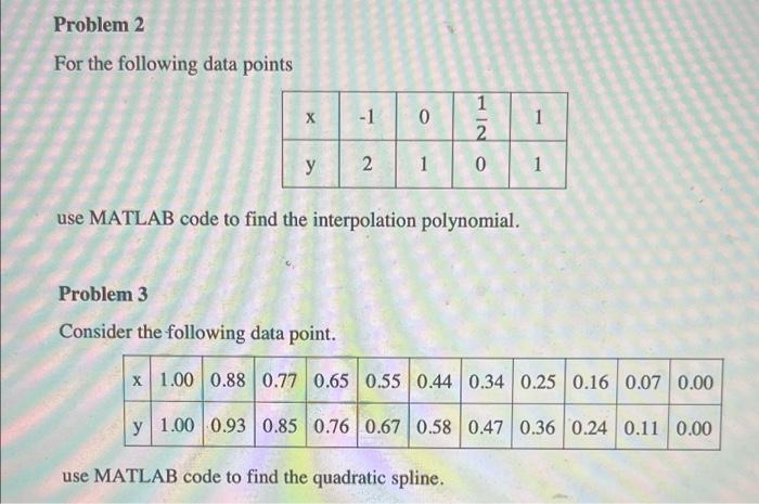 Solved Use MATLAB code to code a program to find roots for | Chegg.com