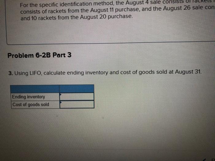 Solved Em Required Information Problem 6 2b Calculate Ending 2339