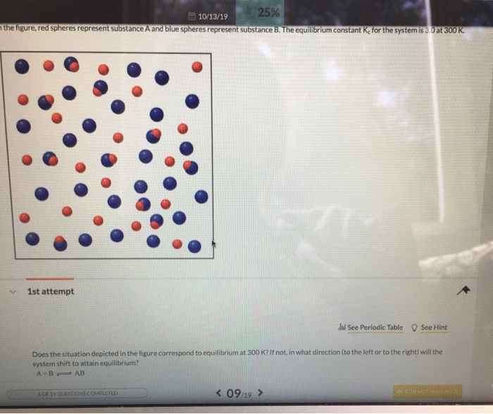 Solved 25 10/13/19 the figure, red spheres represent
