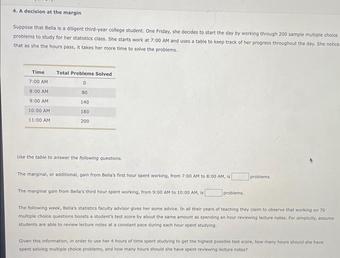  Solved Pls Help Suppose That Bella Is A Diligent Third ye
