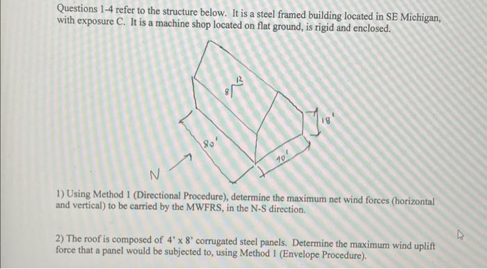 Solved Questions 1-4 refer to the structure below. It is a | Chegg.com