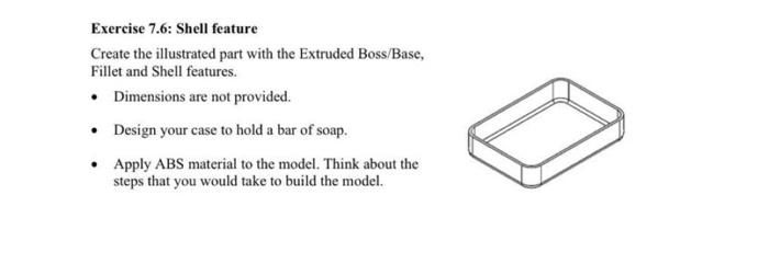 Solved Exercise 7.6: Shell feature Create the illustrated | Chegg.com