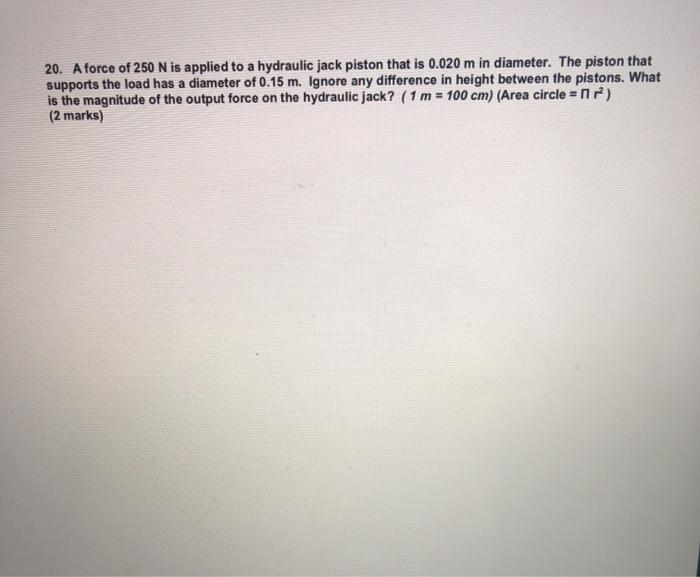 Solved Fluids 19. A pirate's treasure chest lies 20.0 m