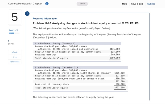 connect chapter 11 homework accounting