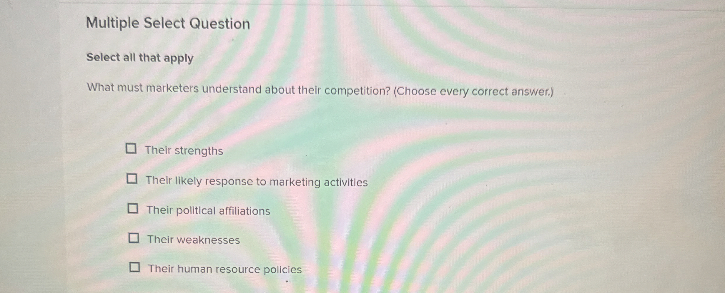 Solved Multiple Select QuestionSelect all that applyWhat | Chegg.com