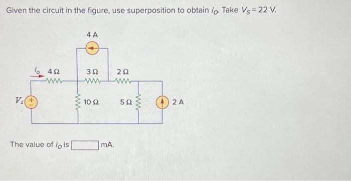 Solved Use Linearity And The Assumption That Vo 1 V To 