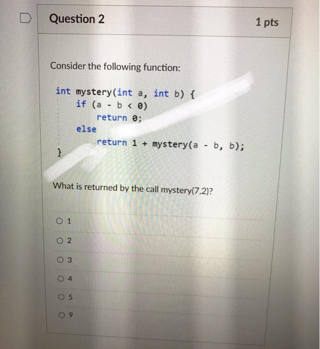 Solved Question 1 1 pts Which of the following sorting | Chegg.com