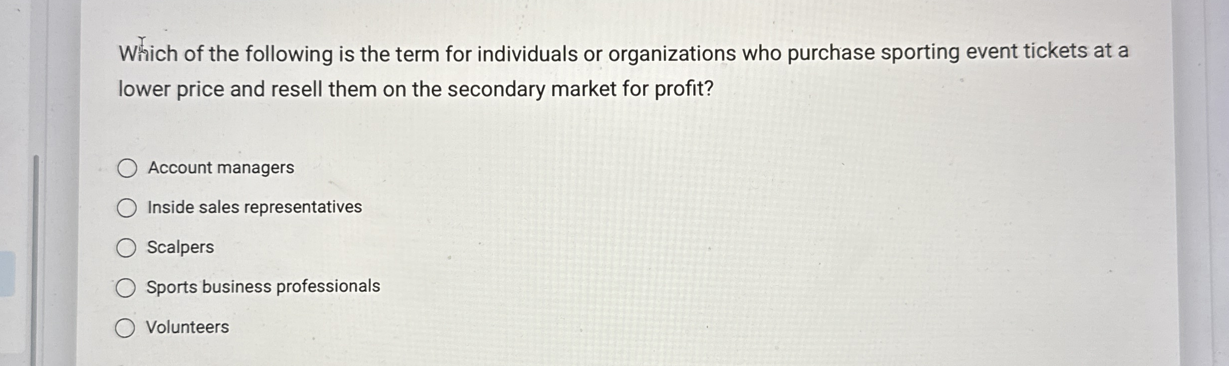 High Quality SOLUTION Which of the following is the term for ...