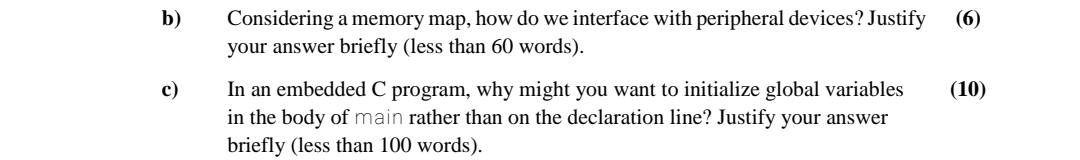 Solved B) Considering A Memory Map, How Do We Interface With | Chegg.com