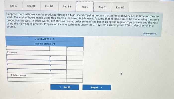 Solved ClA Review, Inc. provides review courses twice each | Chegg.com