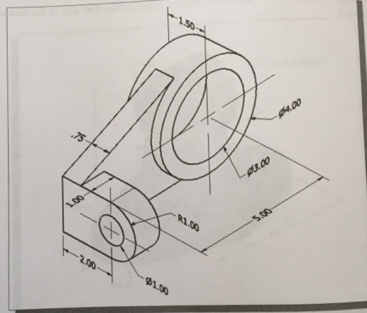 Solved Please design the following object in SolidWorks. | Chegg.com