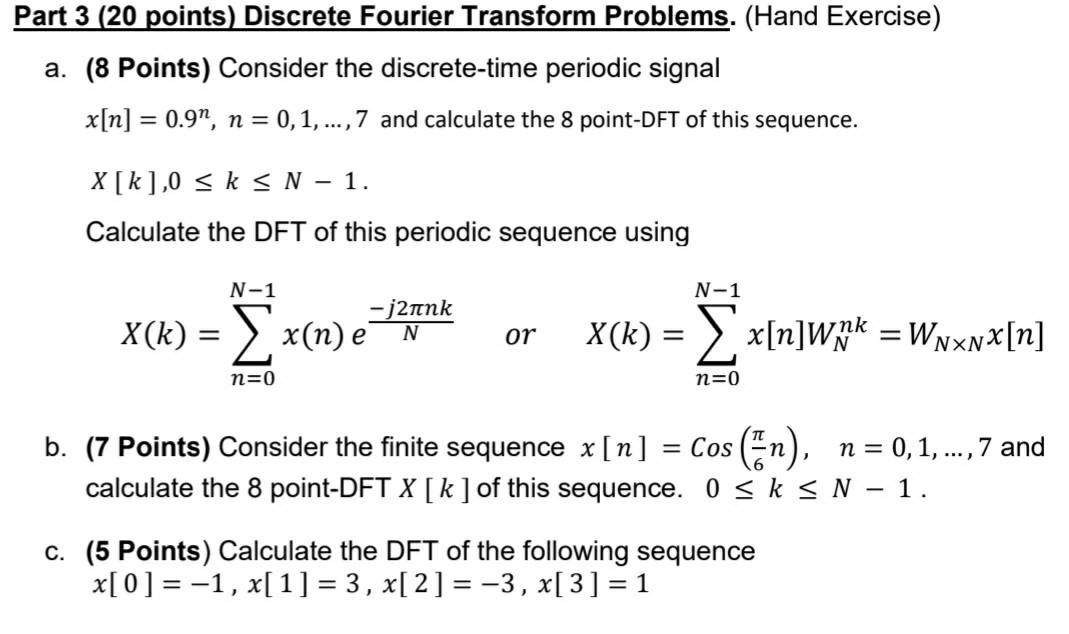 a. (8 Points) Consider the discrete-time periodic | Chegg.com
