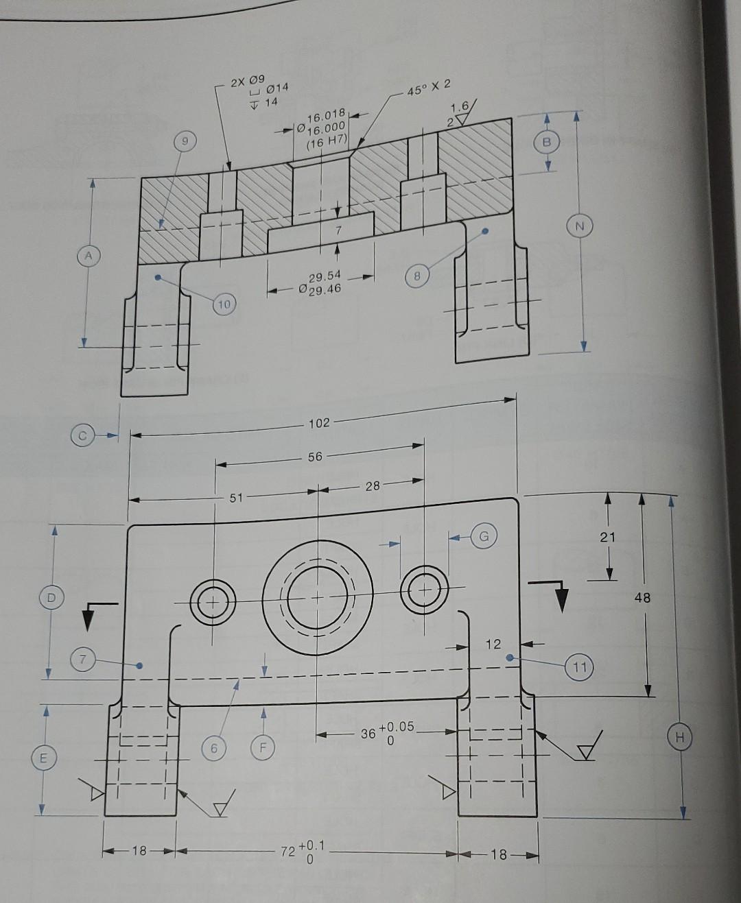 Solved Interpreting Engineering Drawings 8th Edition. Pgs | Chegg.com