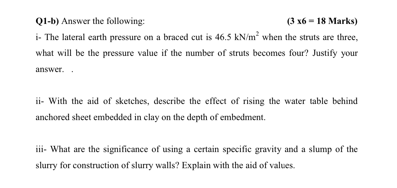 Q1-b) ﻿Answer The Following: | Chegg.com