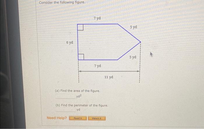 Solved Consider The Following Figure. (a) Find The Area Of | Chegg.com