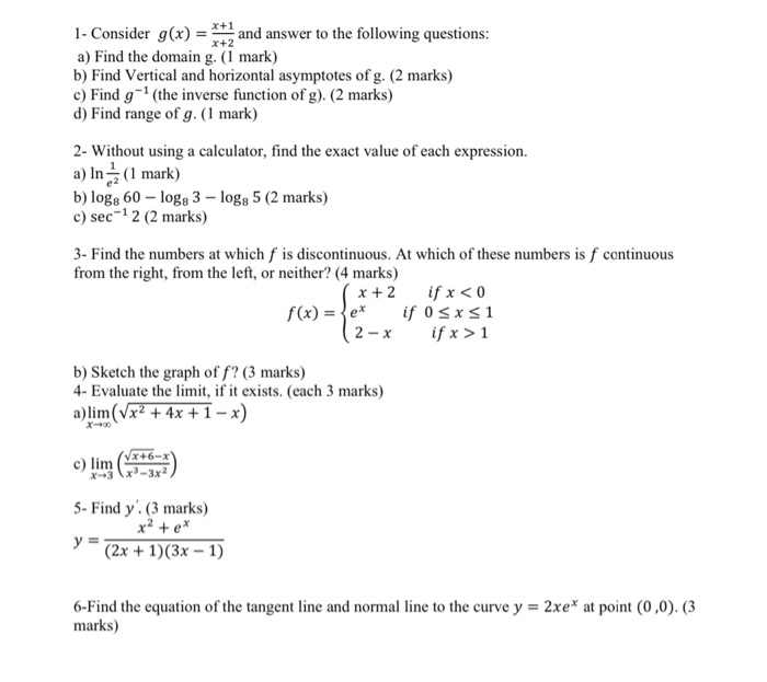 Solved 1 Consider G X 2 And Answer To The Following Chegg Com