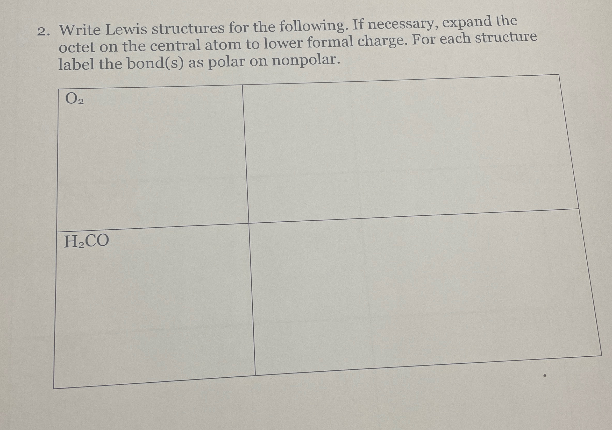 Solved Write Lewis structures for the following. If | Chegg.com
